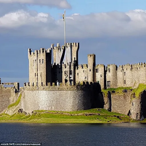 Image similar to Absent in the early Arthurian material, Camelot came to be described as the fantastic capital of Arthur's realm and a symbol of the Arthurian world