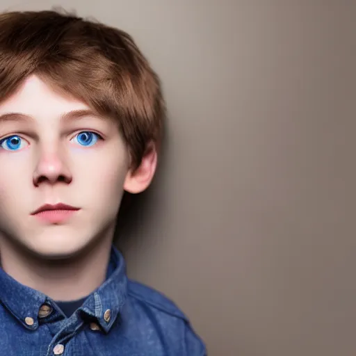 Prompt: a full body extremely photorealistic and detailed photo of a boy with blue eyes and brown hair