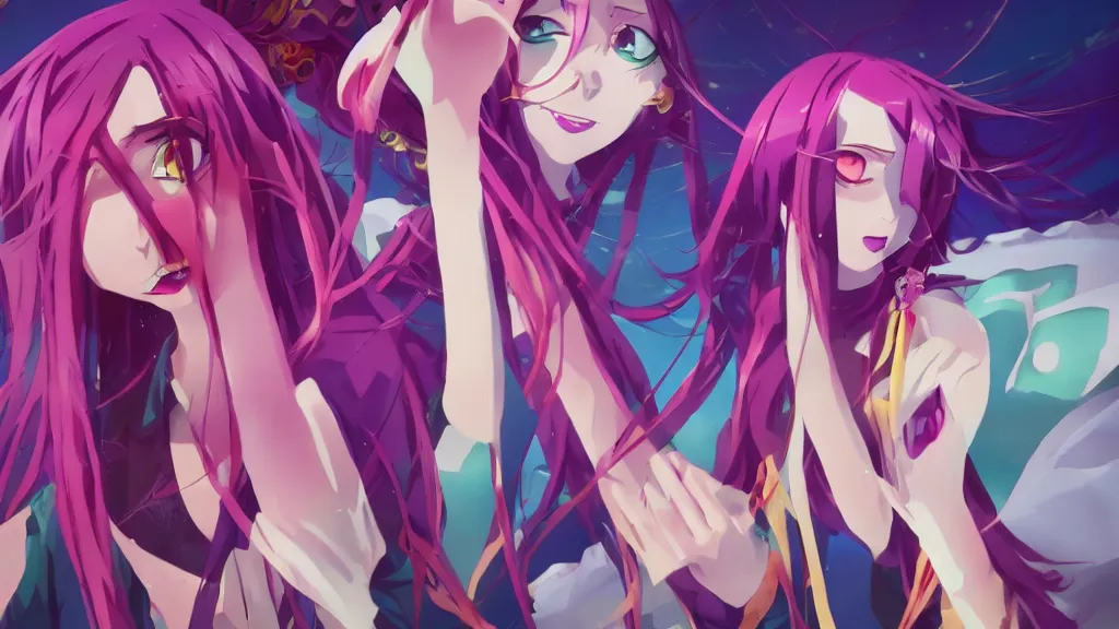 Prompt: no game no life, fantasy artwork, award winning, very very very very very very very beautiful, artstation