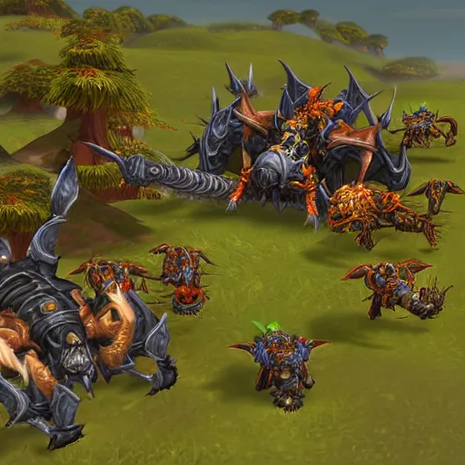 Prompt: world of warcraft ant mount
