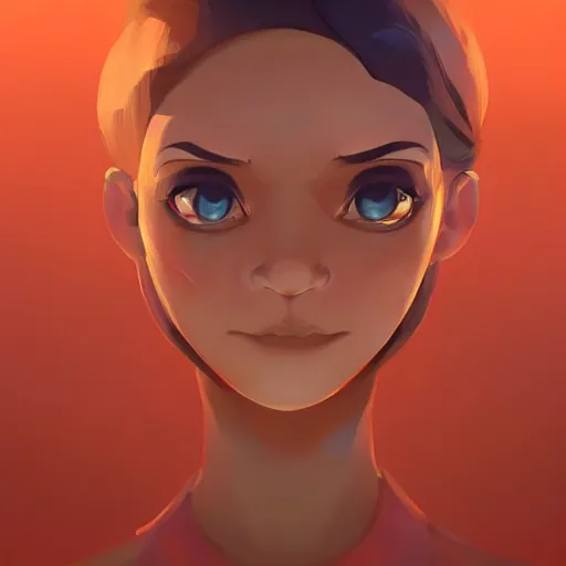 Image similar to face icon stylized minimalist 3 do interactive multiplayer, loftis, cory behance hd by jesper ejsing, by rhads, makoto shinkai and lois van baarle, ilya kuvshinov, rossdraws global illumination