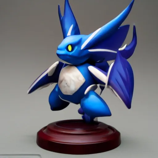 Prompt: kyogre pokemon as a warhammer tabletop figurine t