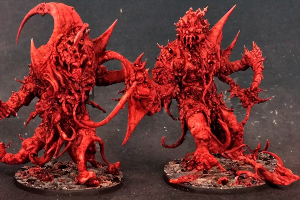 Image similar to the sea of blood and chaos demon, pegricter.