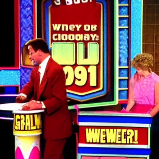 Image similar to 1 9 9 0 game show, wheel or no wheel