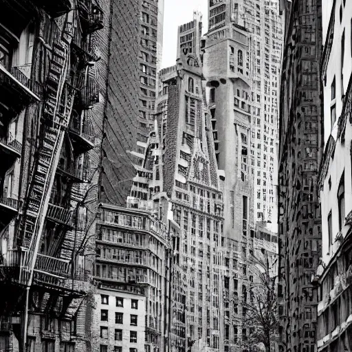 Prompt: New York City by Antoni Gaudi