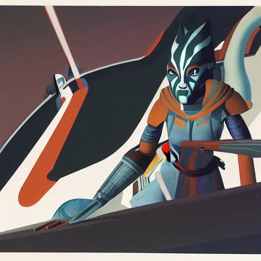 Image similar to ahsoka tano designed by Ralph McQuarrie