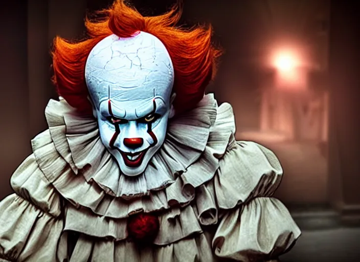 Image similar to pennywise obama, 4 k hdr, smooth, sharp focus, high resolution, award - winning photo