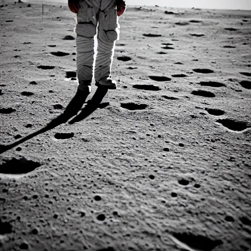 Image similar to elderly man lost on the lunar surface, canon eos r 3, f / 1. 4, iso 2 0 0, 1 / 1 6 0 s, 8 k, raw, unedited, symmetrical balance, wide angle