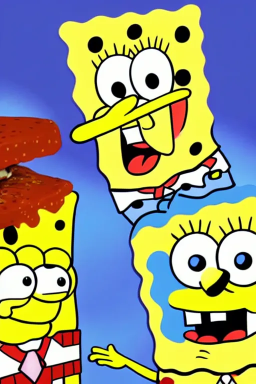 Image similar to spongebob as gordon ramsay on the cover of the new york times, realistic, photo, photorealistic, detailed, high quality, high resolution, 8 k, hdr, 4 k, 8 k resolution, 1 6 k resolution, lossless, lossless quality