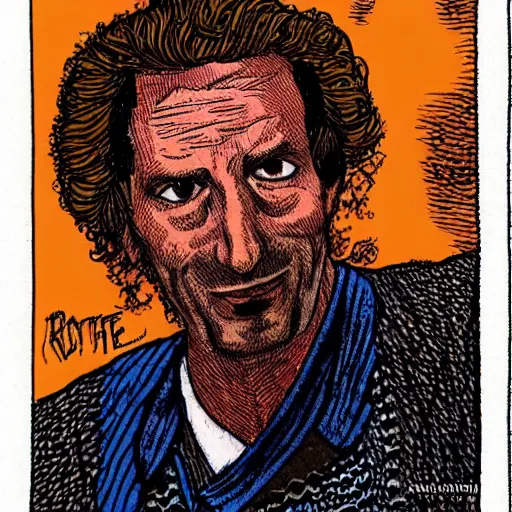 Image similar to “portrait of barthelemy attisso, by Robert crumb, coloured, graphic”