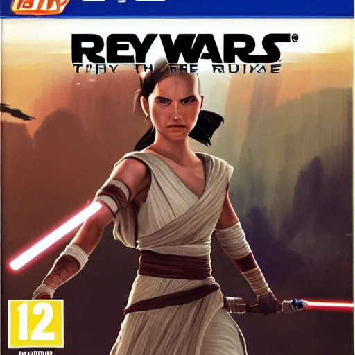 Prompt: rey skywalker game for the ps 2