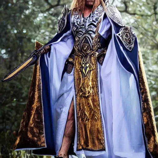 Image similar to triple H cosplaying sotha sil