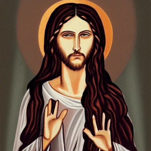 Image similar to woman jesus as a woman