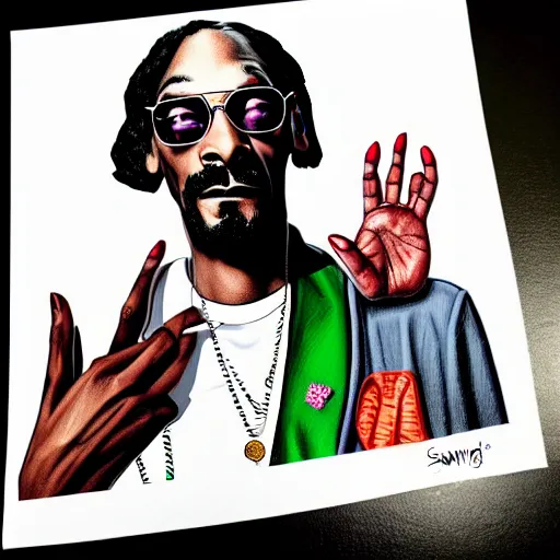 Image similar to snoop dogg smoke someone feet, gta vice city style, smooth painting, each individual seeds have ultra high detailed, 4 k, illustration, comical, acrylic paint style, pencil style, torn cosmo magazine style, pop art style, ultra realistic, underrated, by mike swiderek, jorge lacera, ben lo, tyler west