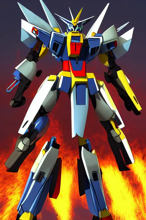 Prompt: gundam 3 d ninja armor engine ingame stylized illustration photo radiating