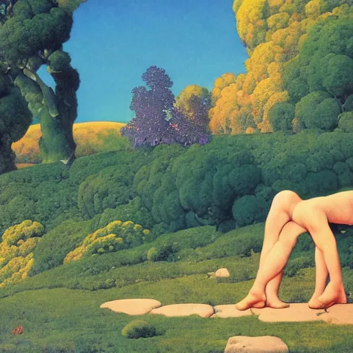 Prompt: artwork by maxfield parrish