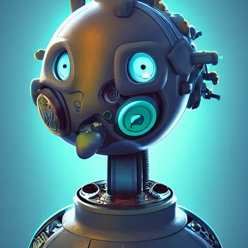 Image similar to TV-head mechanical pokemon:: by beeple and James Gilleard and Justin Gerard :: ornate, dynamic, particulate, intricate, elegant, highly detailed, centered, artstation, smooth, sharp focus, photoreal octane render, 3d