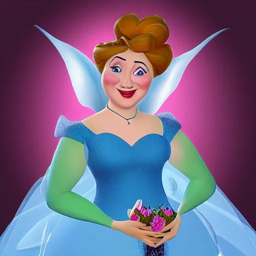 Prompt: “Fairy Godmother from Shrek, highly detailed”