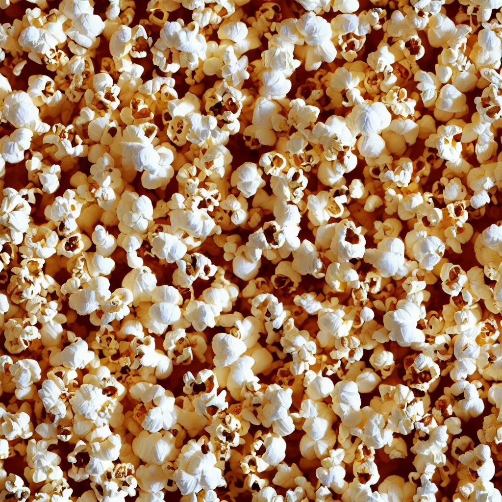 Prompt: seamless popcorn texture art, 4k