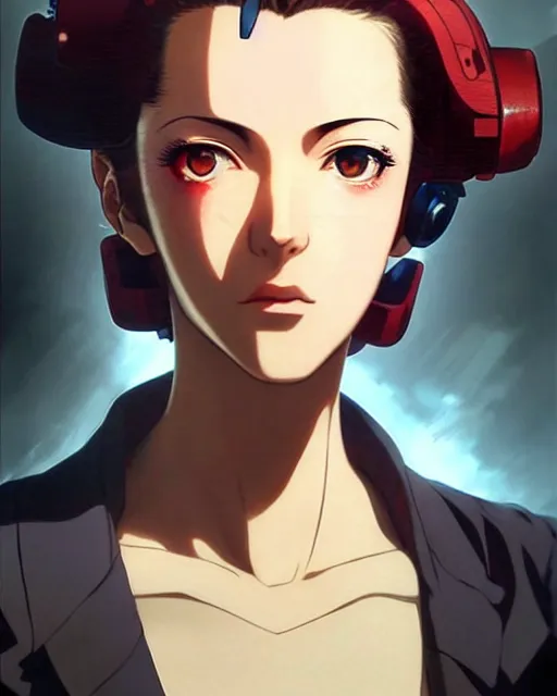 Image similar to portrait Anime 1940s Detective smoking Sharp fine face, pretty face, realistic shaded Perfect face, fine details. Anime. cyberpunk realistic shaded lighting by katsuhiro otomo ghost-in-the-shell, magali villeneuve, artgerm, rutkowski Jeremy Lipkin and Giuseppe Dangelico Pino and Michael Garmash and Rob Rey