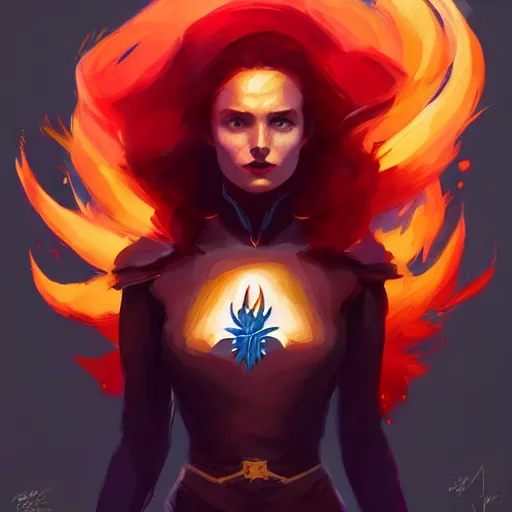 Image similar to a beautiful dark phoenix wearing t - shirt, game of thrones concept art by pete mohrbacher and guweiz and ilya kuvshinov, digital art, highly detailed, intricate, sharp focus, trending on artstation hq, deviantart, unreal engine 5, 4 k uhd image