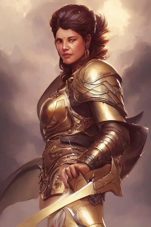 Image similar to amazon valkyrie athena, d & d, fantasy, portrait, highly detailed, headshot, digital painting, trending on artstation, concept art, sharp focus, illustration, art by artgerm and greg rutkowski and magali villeneuve