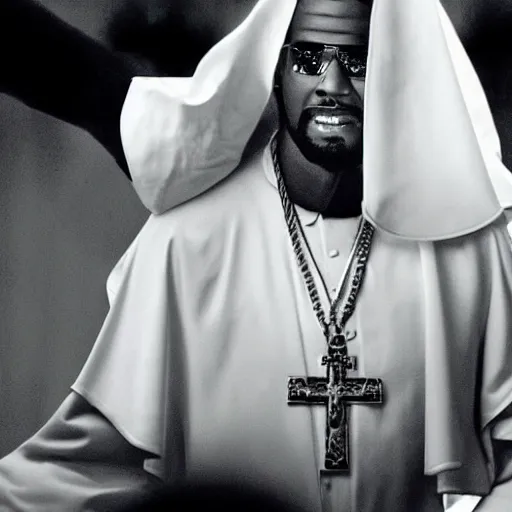 Prompt: r kelly as the pope