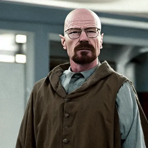 Image similar to Walter White at the council of Elrond