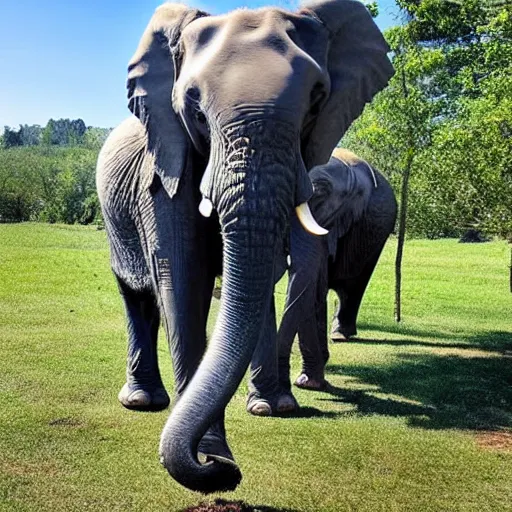 Prompt: photo of an elephant getting a pcr covid 1 9 test