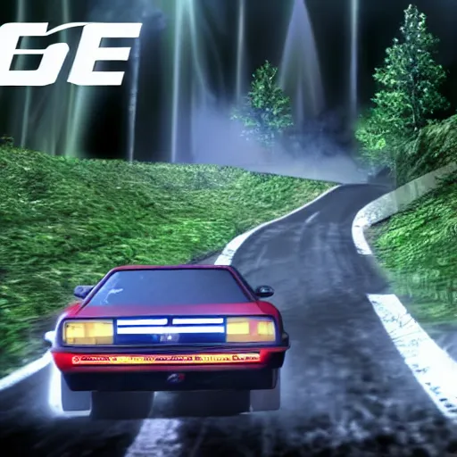 Prompt: Initial D 1st Stage Opening 1 - Around The World - M.O.V.E, Realistic, HDR, HDD,