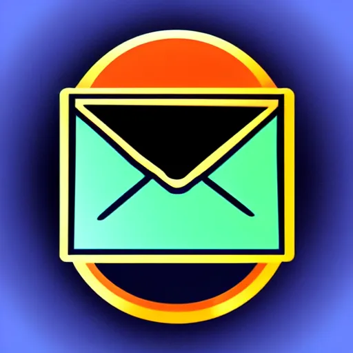 Image similar to email cyberpunk, icon, detailed