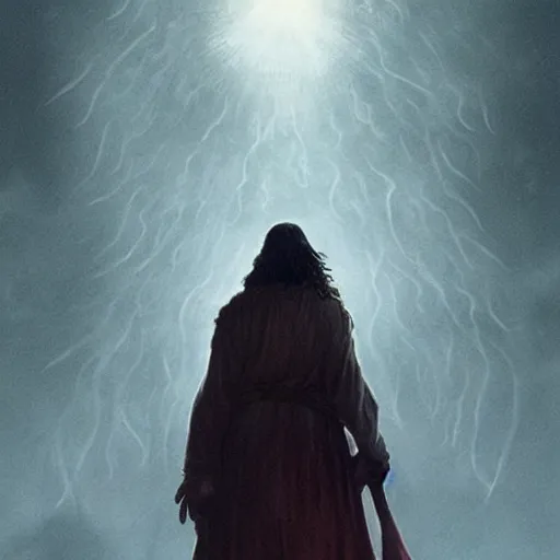 Prompt: jesus as the final boss in Elden Ring