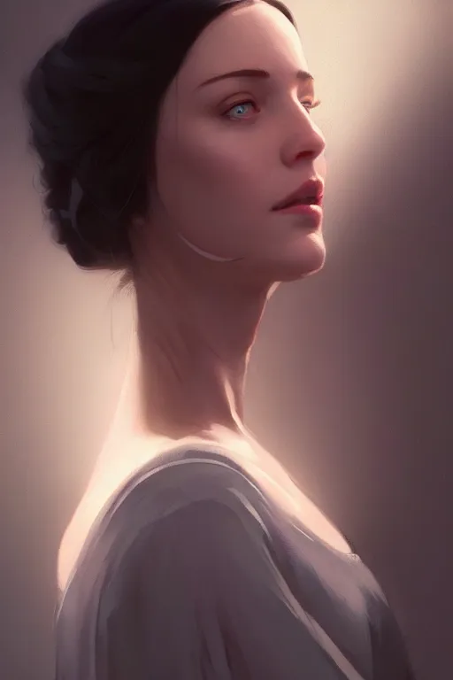 Image similar to beautiful portrait of a woman, negative no not mona lisa pose, gta v, stephen bliss, unreal engine, fantasy art by greg rutkowski, loish, rhads, ferdinand knab, makoto shinkai and lois van baarle, ilya kuvshinov, rossdraws, tom bagshaw, global illumination, radiant light, detailed and intricate environment