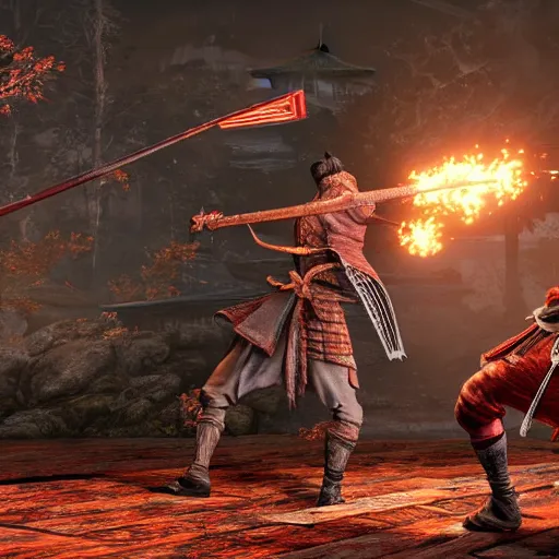 Image similar to a never seen before screenshot of sekiro