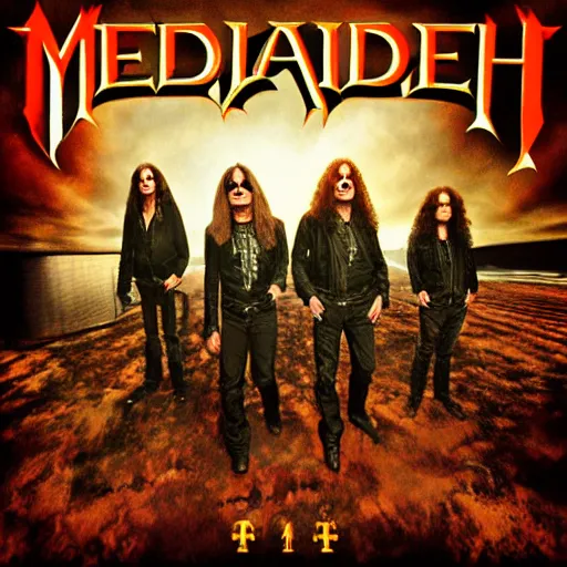 Image similar to megadeth, album cover,