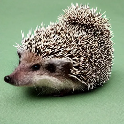 Image similar to a hedgehog using a calculator