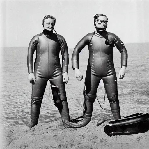Prompt: standard diving suit