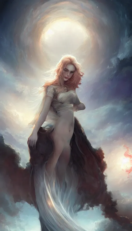 Image similar to the end of the world, by charlie bowater