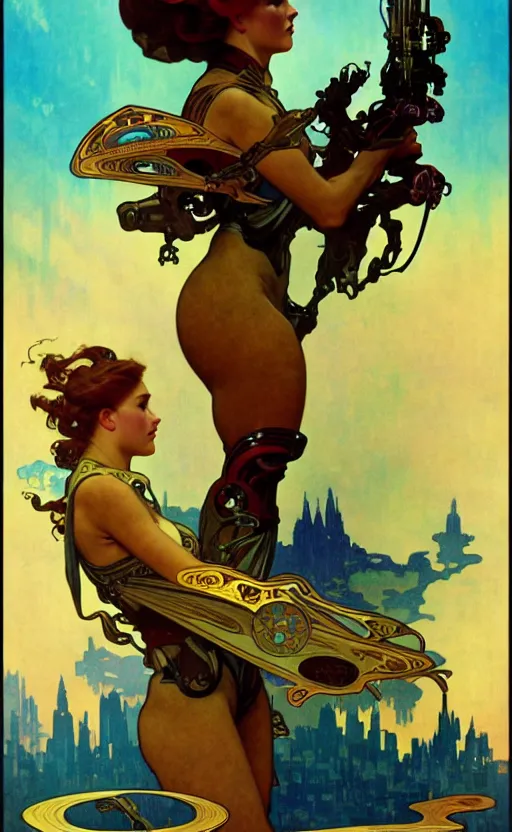 Image similar to exquisite imaginative scifi poster art, movie art, by lucusfilm, weta studio, alphonso mucha, james jean, frank frazetta, 8 k, denoised, sharp, crisp, high quality, cinematic