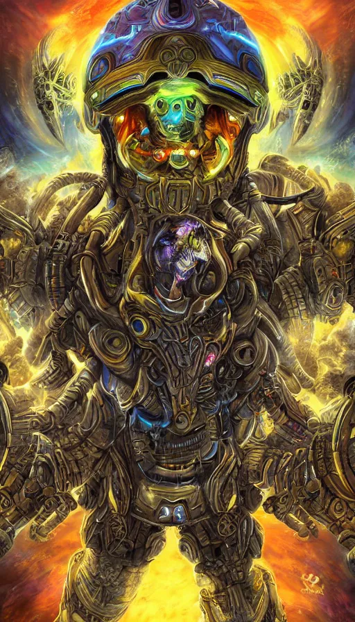 Image similar to psytrance artwork, from starcraft