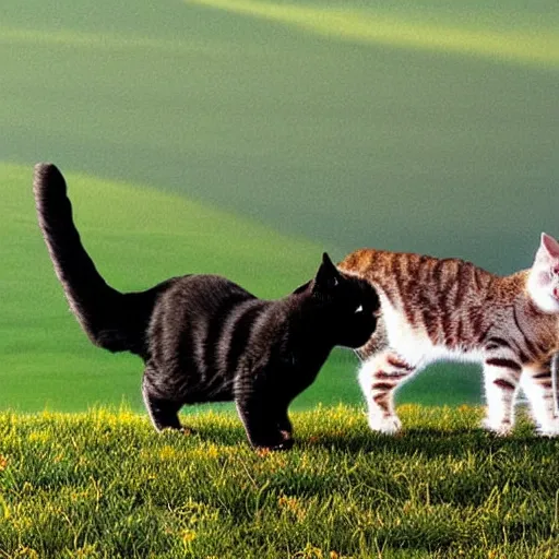 Prompt: cats in windows XP style