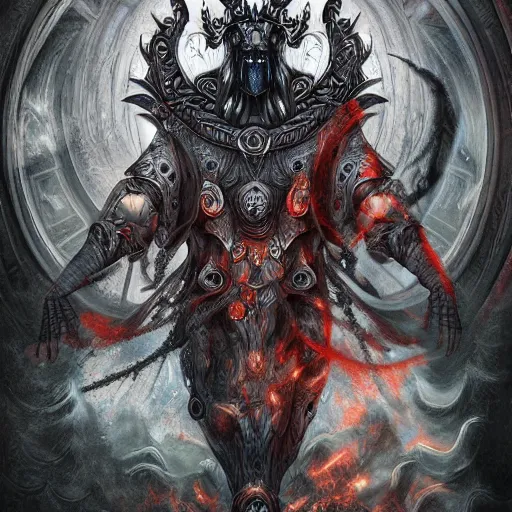 Image similar to hades the game, hyper detailed masterpiece, digital art painting, graphic aesthetic,