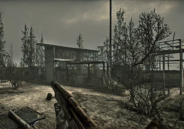 Image similar to screenshot from Stalker Call of Pripyat