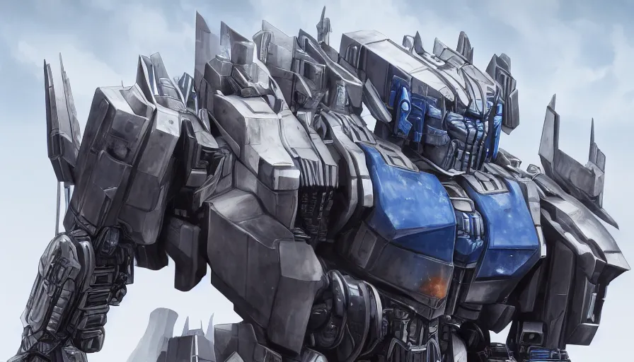 Image similar to optimus prime, white backgrounds, hyperdetailed, artstation, cgsociety, 8 k