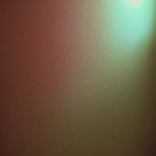 Prompt: a pink ghostly shadow on a plain white wall, polaroid photo,