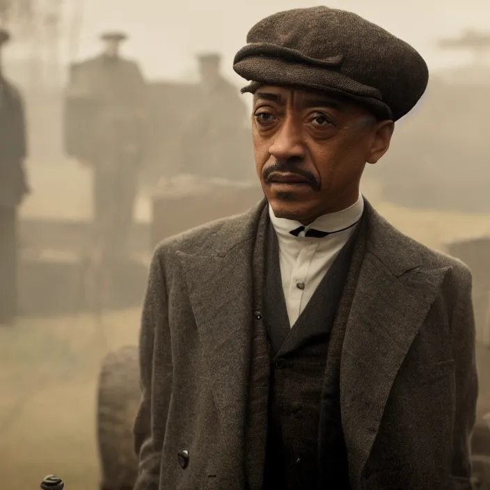 Image similar to Ana de Armas played by Giancarlo esposito in peaky blinders, 4k,