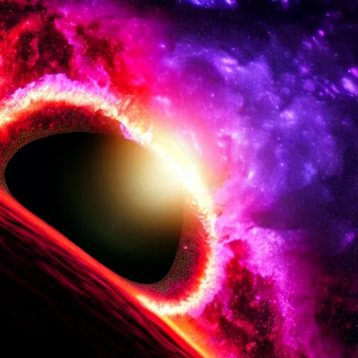 Image similar to Black hole consuming the Earth, highly detailed, 4k, HDR