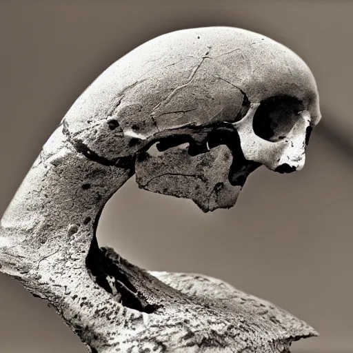 Prompt: skull of a bird