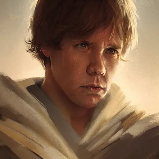 Image similar to portrait of a man by greg rutkowski, luke skywalker, star wars expanded universe, he is about 2 0 years old, highly detailed portrait, digital painting, artstation, concept art, smooth, sharp foccus ilustration, artstation hq