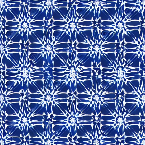 Prompt: a mystical pattern out of stars, the moon and the sun, border pattern, seamless pattern, dark blue and white